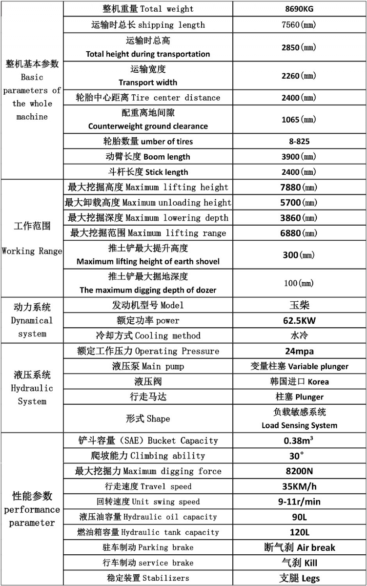 100型挖掘机
